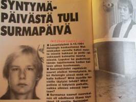 Alibi 1992 nr 1, sis. mm. artikkelit / kuvat / mainokset; Tunisialainen Dabboussi Abdelgrim B Hedin - Rasismi nostaa päätään kun "mutakuonoa muilutettiin",