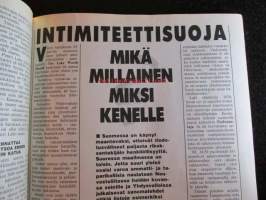 Alibi 1992 nr 1, sis. mm. artikkelit / kuvat / mainokset; Tunisialainen Dabboussi Abdelgrim B Hedin - Rasismi nostaa päätään kun "mutakuonoa muilutettiin",