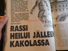 Alibi 1992 nr 1, sis. mm. artikkelit / kuvat / mainokset; Tunisialainen Dabboussi Abdelgrim B Hedin - Rasismi nostaa päätään kun "mutakuonoa muilutettiin",