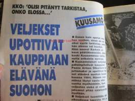 Alibi 1992 nr 7, sis. mm. artikkelit / kuvat / mainokset; Tampereella vauva jäteautossa - missä on tappaja, Veljekset Veli-Pekka Heiskanen ja Ari Heiskanen