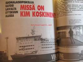 Alibi 1992 nr 2, sis. mm. artikkelit / kuvat / mainokset; Suomalaisopiskelija Kim Koskinen katosi laivalla, Offset-painaja Kari Kiviniemi putsasi vanhuksia