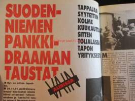 Alibi 1992 nr 2, sis. mm. artikkelit / kuvat / mainokset; Suomalaisopiskelija Kim Koskinen katosi laivalla, Offset-painaja Kari Kiviniemi putsasi vanhuksia