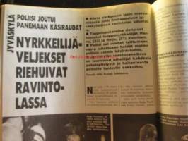 Alibi 1992 nr 8, sis. mm. artikkelit / kuvat / mainokset; Kyllikki Saaren surmaaja salattiin vuosikymmenet surmaajan suku tiesi totuuden alusta asti, Poltettava