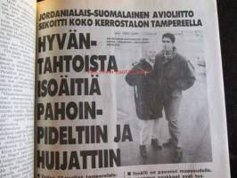 Alibi 1992 nr 8, sis. mm. artikkelit / kuvat / mainokset; Kyllikki Saaren surmaaja salattiin vuosikymmenet surmaajan suku tiesi totuuden alusta asti, Poltettava