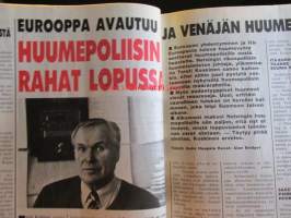 Alibi 1992 nr 8, sis. mm. artikkelit / kuvat / mainokset; Kyllikki Saaren surmaaja salattiin vuosikymmenet surmaajan suku tiesi totuuden alusta asti, Poltettava