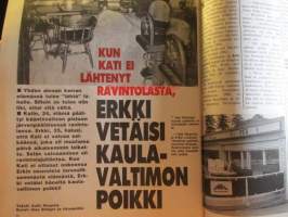 Alibi 1992 nr 9, sis. mm. artikkelit / kuvat / mainokset; "Olavi Heinonen K.J. LÅng Pekka Koskinen" - rikollisuus lisääntyy, Pekka Soutolahti murhamies ja