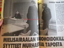 Alibi 1992 nr 9, sis. mm. artikkelit / kuvat / mainokset; "Olavi Heinonen K.J. LÅng Pekka Koskinen" - rikollisuus lisääntyy, Pekka Soutolahti murhamies ja
