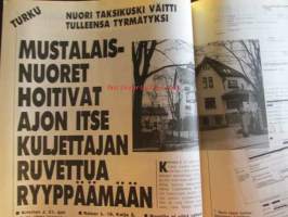 Alibi 1992 nr 9, sis. mm. artikkelit / kuvat / mainokset; "Olavi Heinonen K.J. LÅng Pekka Koskinen" - rikollisuus lisääntyy, Pekka Soutolahti murhamies ja
