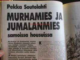 Alibi 1992 nr 9, sis. mm. artikkelit / kuvat / mainokset; "Olavi Heinonen K.J. LÅng Pekka Koskinen" - rikollisuus lisääntyy, Pekka Soutolahti murhamies ja