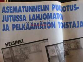 Alibi 1992 nr 9, sis. mm. artikkelit / kuvat / mainokset; "Olavi Heinonen K.J. LÅng Pekka Koskinen" - rikollisuus lisääntyy, Pekka Soutolahti murhamies ja