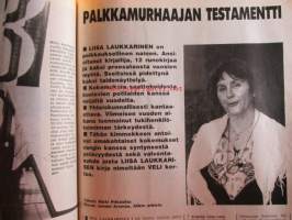 Alibi 1992 nr 11, sis. mm. artikkelit / kuvat / mainokset; Miksi Kimmo Lohilahti ampui mukavimman poliisin - Ylikonstaapeli Kalervo Veijola viimeinen matka,