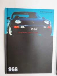 Porsche 968 vm. 1994 -myyntiesite (koko 15,5 x 21 cm, kovat kannet, 40-sivuinen kirja, painettu elokuussa 1993), saksankielinen