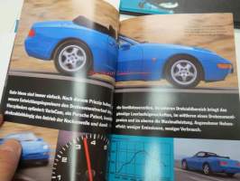 Porsche 968 vm. 1994 -myyntiesite (koko 15,5 x 21 cm, kovat kannet, 40-sivuinen kirja, painettu elokuussa 1993), saksankielinen