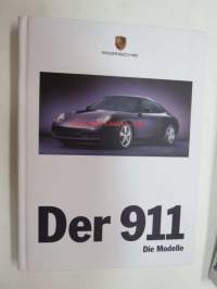 Porsche 911 vm. 1999 -myyntiesite (koko 15,5 x 21 cm, kovat kannet, 113-sivuinen kirja, painettu syyskuussa 1998), saksankielinen