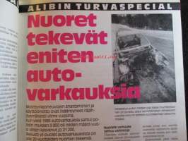 Alibi 1993 nr 6, sis. mm. artikkelit / kuvat / mainokset; Rovaniemen pakolaiskeskuksessa Van Quang Dang tappoi Thi Kieu Nguyenin, Vantaa Erik Sarin katosi neljä