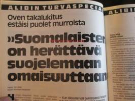 Alibi 1993 nr 6, sis. mm. artikkelit / kuvat / mainokset; Rovaniemen pakolaiskeskuksessa Van Quang Dang tappoi Thi Kieu Nguyenin, Vantaa Erik Sarin katosi neljä