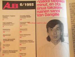 Alibi 1993 nr 6, sis. mm. artikkelit / kuvat / mainokset; Rovaniemen pakolaiskeskuksessa Van Quang Dang tappoi Thi Kieu Nguyenin, Vantaa Erik Sarin katosi neljä