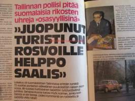 Alibi 1993 nr 3, sis. mm. artikkelit / kuvat / mainokset;  Ellei ole iha pakko - älä mene Tallinnaan, Punavuoren tappaja väijyi myös Pekka Erkkilä, Turun