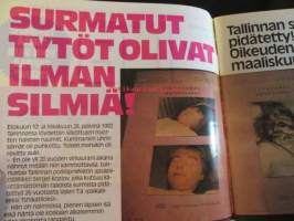 Alibi 1993 nr 3, sis. mm. artikkelit / kuvat / mainokset;  Ellei ole iha pakko - älä mene Tallinnaan, Punavuoren tappaja väijyi myös Pekka Erkkilä, Turun