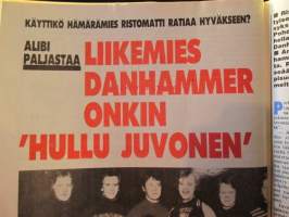 Alibi 1993 nr 1, sis. mm. artikkelit / kuvat / mainokset;   Helsingin haamukuristaja iski jälleen Hilkka Tolppanen, Liikemies Danhammer onkin "Hullu Juvonen",
