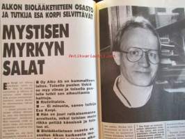 Alibi 1993 nr 1, sis. mm. artikkelit / kuvat / mainokset;   Helsingin haamukuristaja iski jälleen Hilkka Tolppanen, Liikemies Danhammer onkin "Hullu Juvonen",