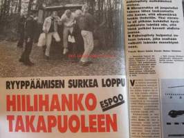 Alibi 1993 nr 1, sis. mm. artikkelit / kuvat / mainokset;   Helsingin haamukuristaja iski jälleen Hilkka Tolppanen, Liikemies Danhammer onkin "Hullu Juvonen",