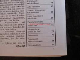 Alibi 1993 nr 1, sis. mm. artikkelit / kuvat / mainokset;   Helsingin haamukuristaja iski jälleen Hilkka Tolppanen, Liikemies Danhammer onkin "Hullu Juvonen",