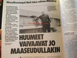 Alibi 1994 nr 6, sis. mm. artikkelit / kuvat / mainokset; Heimo Johannes Saarikko raiskasi ja surmasi Nina Svartsjö, Kirjailia Hannu Hirvikoski kysyy - miksi