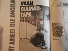 Alibi 1994 nr 6, sis. mm. artikkelit / kuvat / mainokset; Heimo Johannes Saarikko raiskasi ja surmasi Nina Svartsjö, Kirjailia Hannu Hirvikoski kysyy - miksi