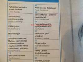 Alibi 1994 nr 6, sis. mm. artikkelit / kuvat / mainokset; Heimo Johannes Saarikko raiskasi ja surmasi Nina Svartsjö, Kirjailia Hannu Hirvikoski kysyy - miksi