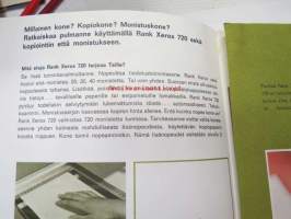 Rank Xerox 720 kopiointi ja suoramonistuskone / kopiokone -myyntiesite