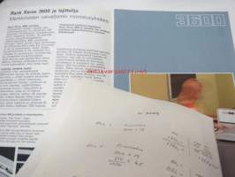 Rank Xerox 3600 kopiokone ja lajittelija -myyntiesite