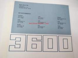 Rank Xerox 3600 kopiokone ja lajittelija -myyntiesite