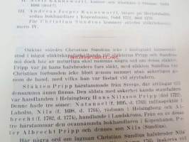 Lagman Christian Sundius i Munsala, hans härstamming och efterkommande -särtryck ur Vasabladet 1945 -sukuselvitys