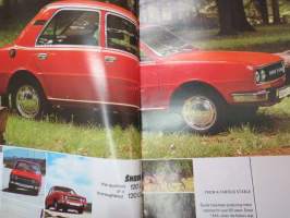 Skoda 120 L, 120 LS -myyntiesite englanniksi