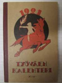 Työväen kalenteri 1921 XIV - Suomen sosialidemokraattisen puoluetoimikunnan julkaisema