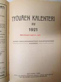 Työväen kalenteri 1921 XIV - Suomen sosialidemokraattisen puoluetoimikunnan julkaisema