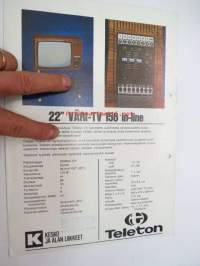 Teleton 22&quot; väri-tv 156 in-line -myyntiesite