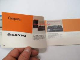 Sanyo Video Compacts Portables Clock Radios HiFi 1979-1980 -myyntiesite