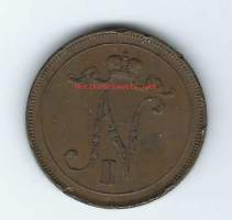 10  penniä  1905