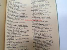 Aus der Fachsprache des Eisenhüttenmannes Deutsch-English - English-Deutsch-saksa-englanti / englanti-saksa terästeollisuuden (sulatto) erikoissanakirja