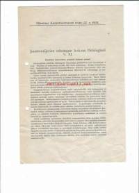 Juustomeijerien edustajain kokous 1935 - ylipainos Karjantuotteesta