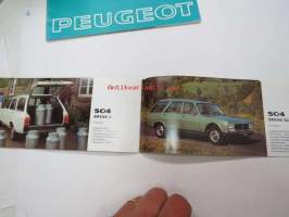Peugeot 104, 304, 504, 604 1977 -myyntiesite