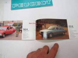 Peugeot 104, 304, 504, 604 1977 -myyntiesite
