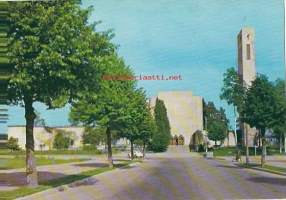 Varkaus kirkko - kirkkopostikortti paikkakuntapostikortti postikortti
