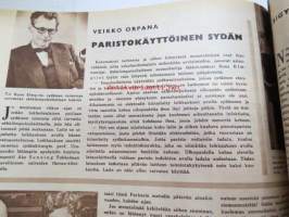 Suomen Kuvalehti 1958 nr 45, ilmestynyt 8.11.1958, sis. mm. seur. artikkelit / kuvat / mainokset; Kansikuva  Vatikaanin uusi valtias paavi Johannes XXIII, Junghans,