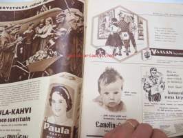 Suomen Kuvalehti 1958 nr 44, ilmestynyt 31.10.1958, sis. mm. seur. artikkelit / kuvat / mainokset; Kansikuva  Nainen ratissa Alfa-Romeo ZB-193), Paulig, Lanolin,