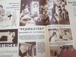 Suomen Kuvalehti 1958 nr 44, ilmestynyt 31.10.1958, sis. mm. seur. artikkelit / kuvat / mainokset; Kansikuva  Nainen ratissa Alfa-Romeo ZB-193), Paulig, Lanolin,