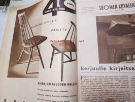 Suomen Kuvalehti 1958 nr 41, ilmestynyt 11.10.1958, sis. mm. seur. artikkelit / kuvat / mainokset; Kansikuva   Kirkonmiehet keskenään, Karjalan Puku, Enso