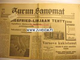 Turun Sanomat 1944 4. lokakuuta